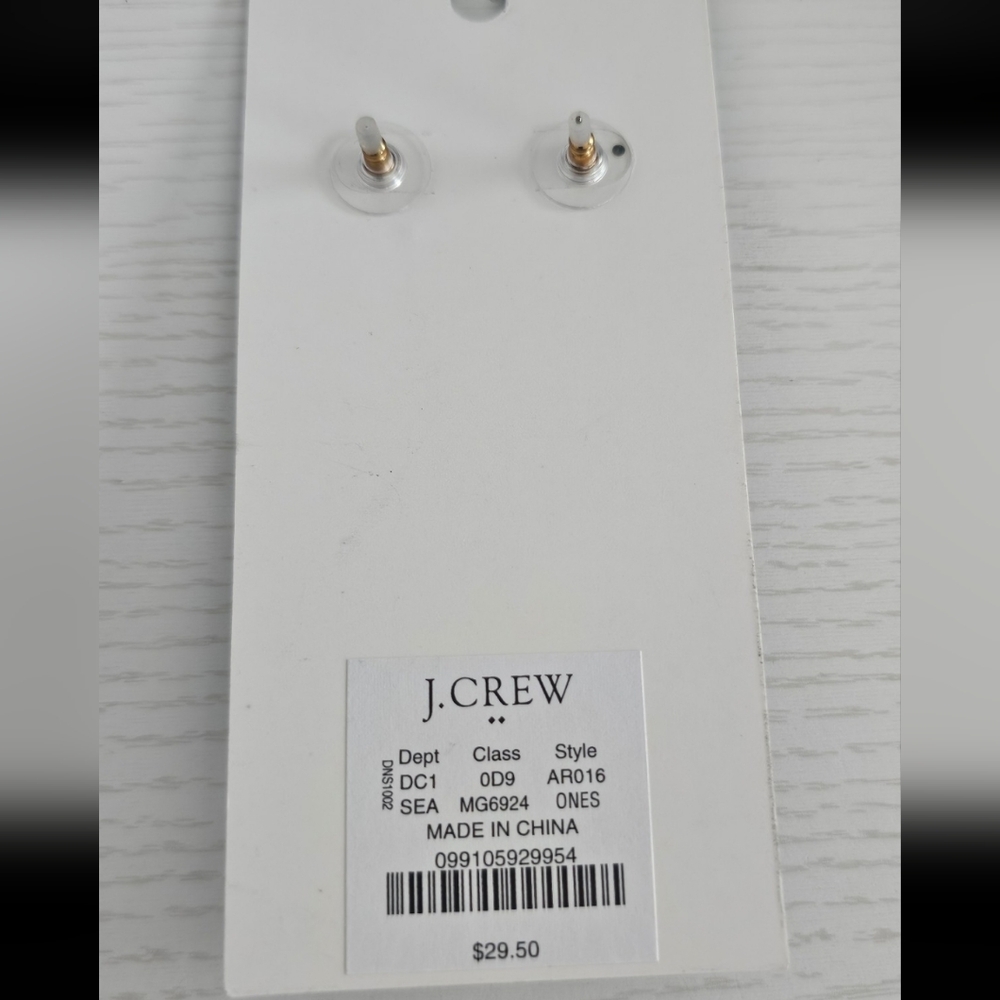 J. Crew Gold Shell Drop Earrings - Picture 2 of 2